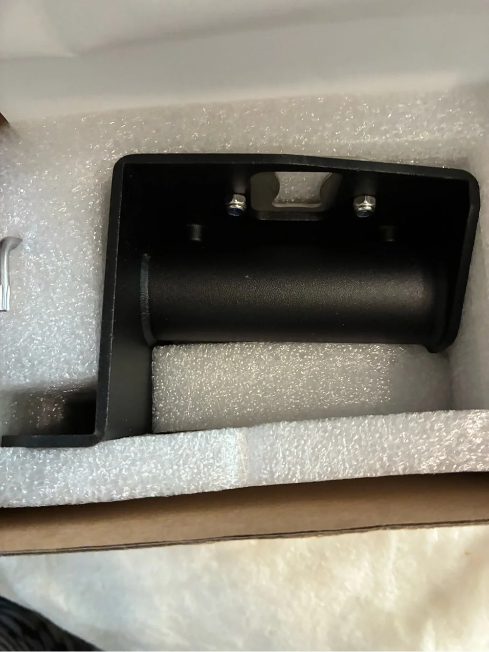 Black Flag Pole Holder Wall Bracket